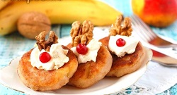 Манные оладьи с яблоками Как приготовить вкусные оладьи