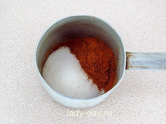 сахар и какао