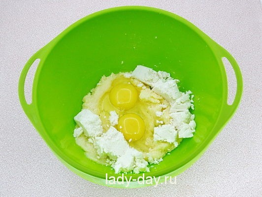 творог и яйца