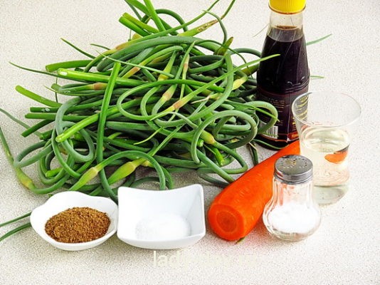 стрелки чеснока