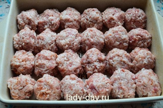 тефтели с рисом