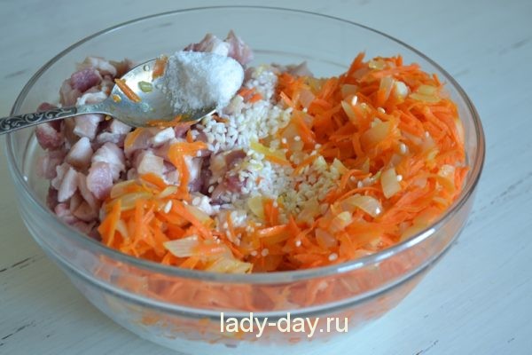 фарш для голубцов