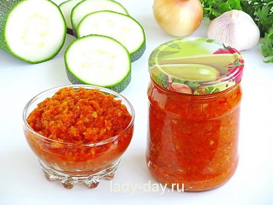 икра из кабачков на зиму