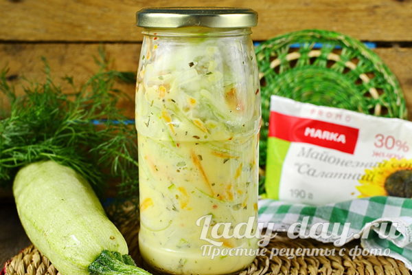 Салат из кабачков на зиму