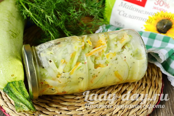 Салат из кабачков на зиму