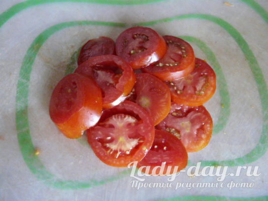помидор кружочками