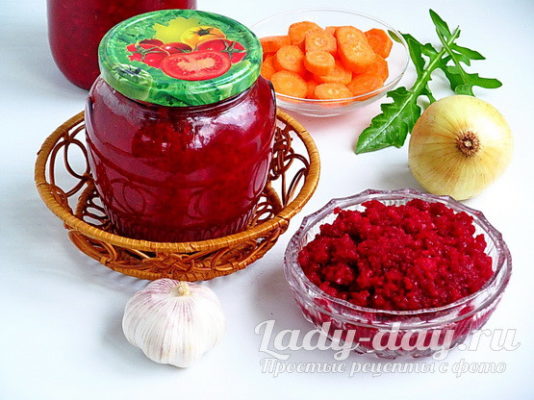 свекольная икра фото