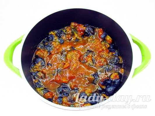 сливы размять