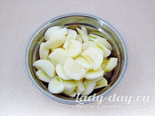 дольки яблок