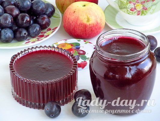 повидло из слив и яблок на зиму