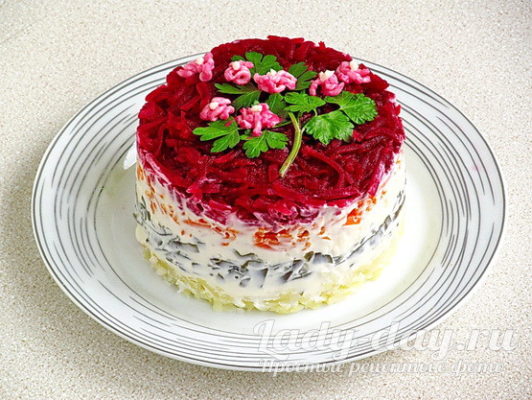 Салат с морской капустой, рецепт с фото очень вкусный