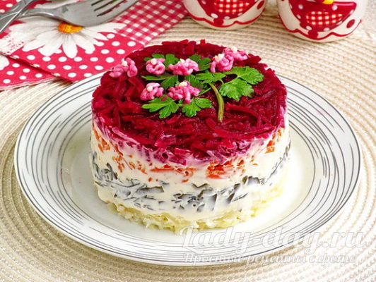 Салат с морской капустой, рецепт с фото очень вкусный