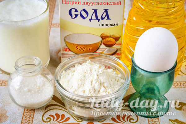 продукты для теста