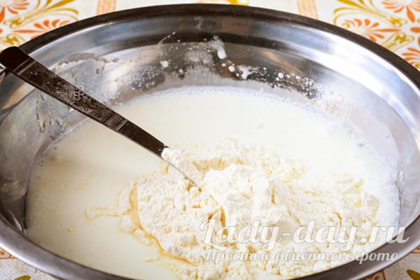 добавление муки