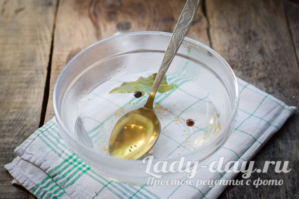 Сварить маринад