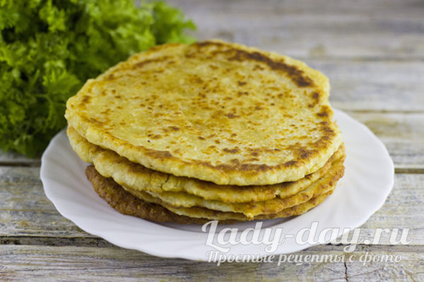 сочные лепешки с сыром