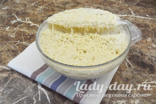 Тесто поднялось