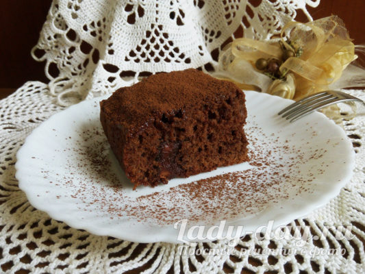 шоколадный торт простой