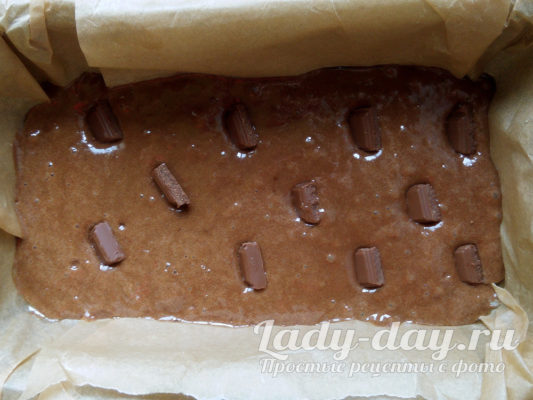 шоколад и тесто