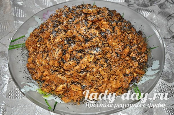 торт муравейник из печенья со сгущенкой рецепт с фото