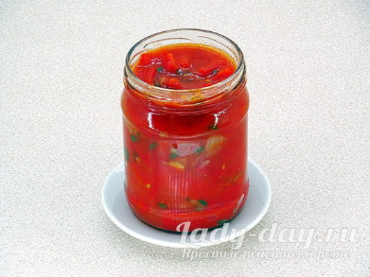 лечо в банке на зиму