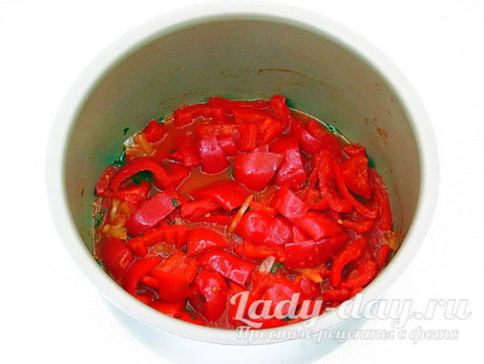 лечо в мультиварке