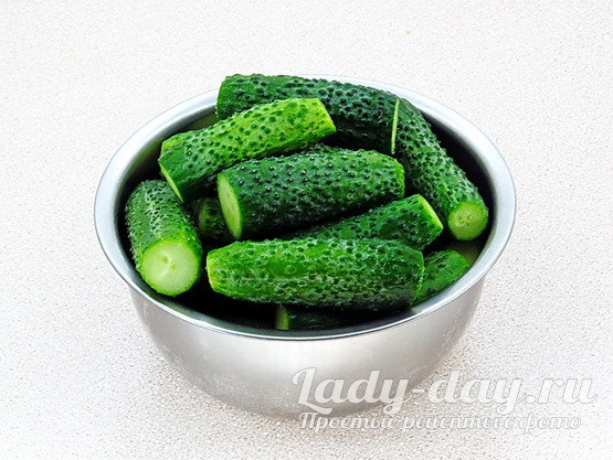 подготовим огурцы