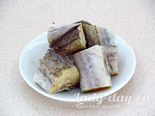 минтай кусками