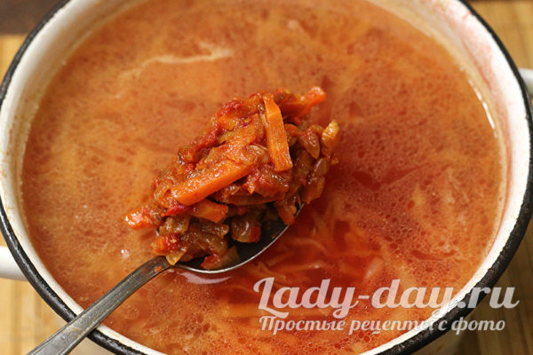 добавляем поджарку