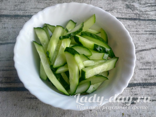 Соломка огурца