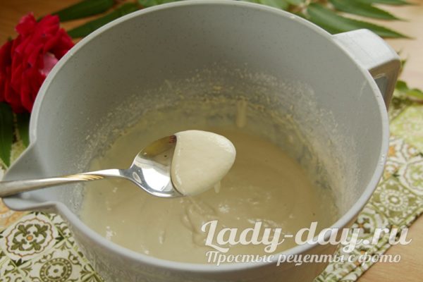 тесто как сметана