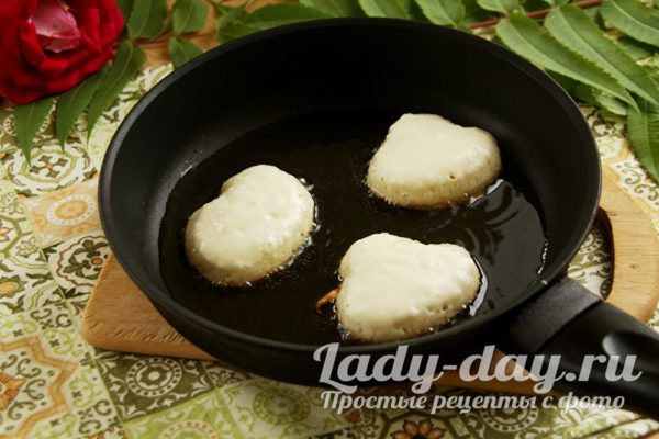 жарка оладий