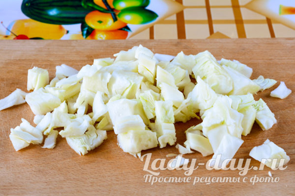 нарезаем капусту