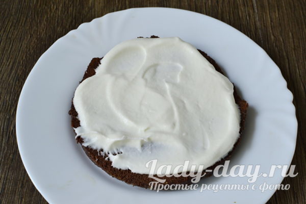 смазать кремом