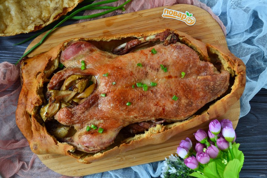 Утка в тесте