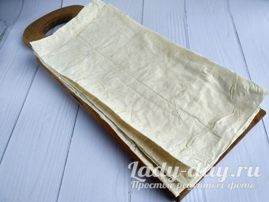 нарезаем лаваш