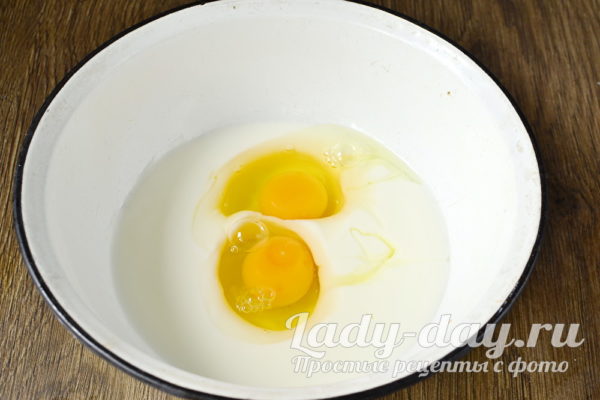 яйца с кефиром