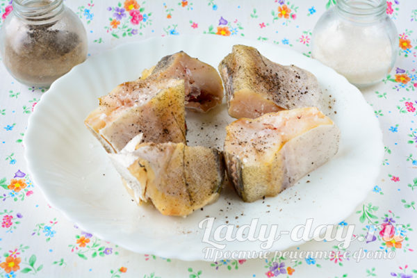 приправляем рыбу