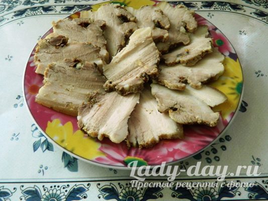 Сало вареное в пакете рецепт с фото