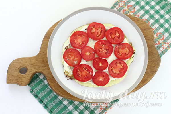 кабачковый торт с помидорами