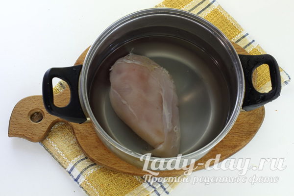 сварить куриное филе