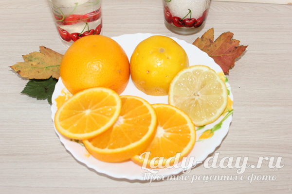 лимон и апельсин