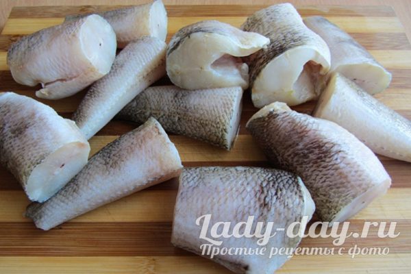 порезать рыбу