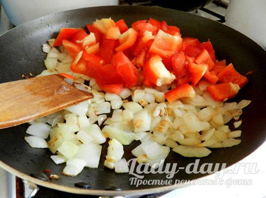 жарим овощи