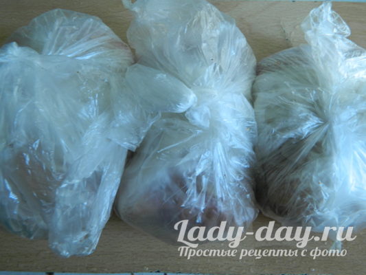 сало в пакетах