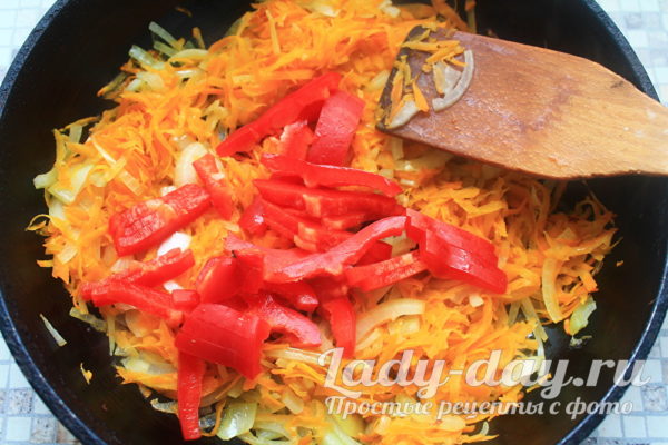 жарить овощи