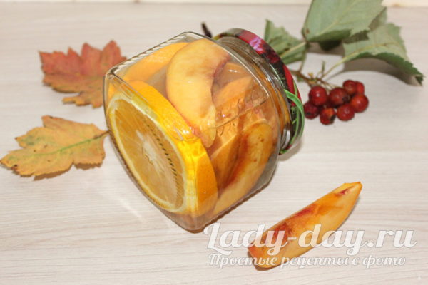 Персики в сиропе на зиму, рецепт с фото без стерилизации