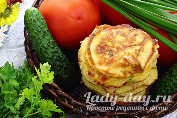 Оладьи со вкусом пиццы фото