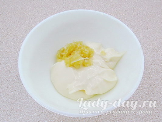 сыр и чеснок