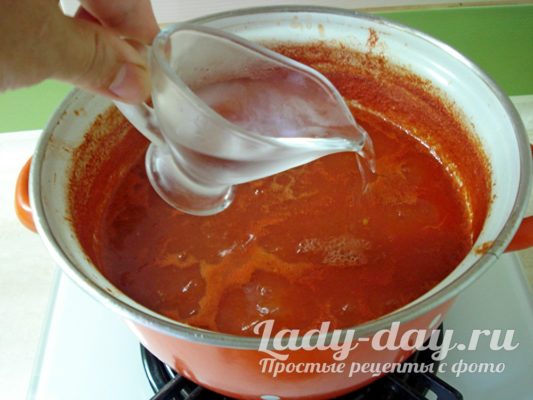 Добавить уксус